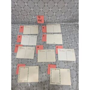 90- Vintage Seasons Greetings Holiday Postcards Lot National Wildlife Fed Unused